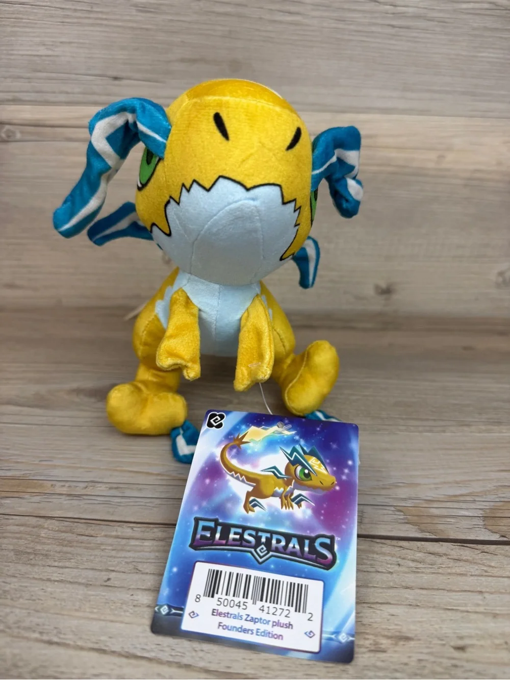 NWT Elestrals ZAPTOR Plush Rare Founders Edition 6